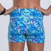 Zoot Sports RUN BOTTOMS Women's Ltd Run Pulse Short - Koa Blue