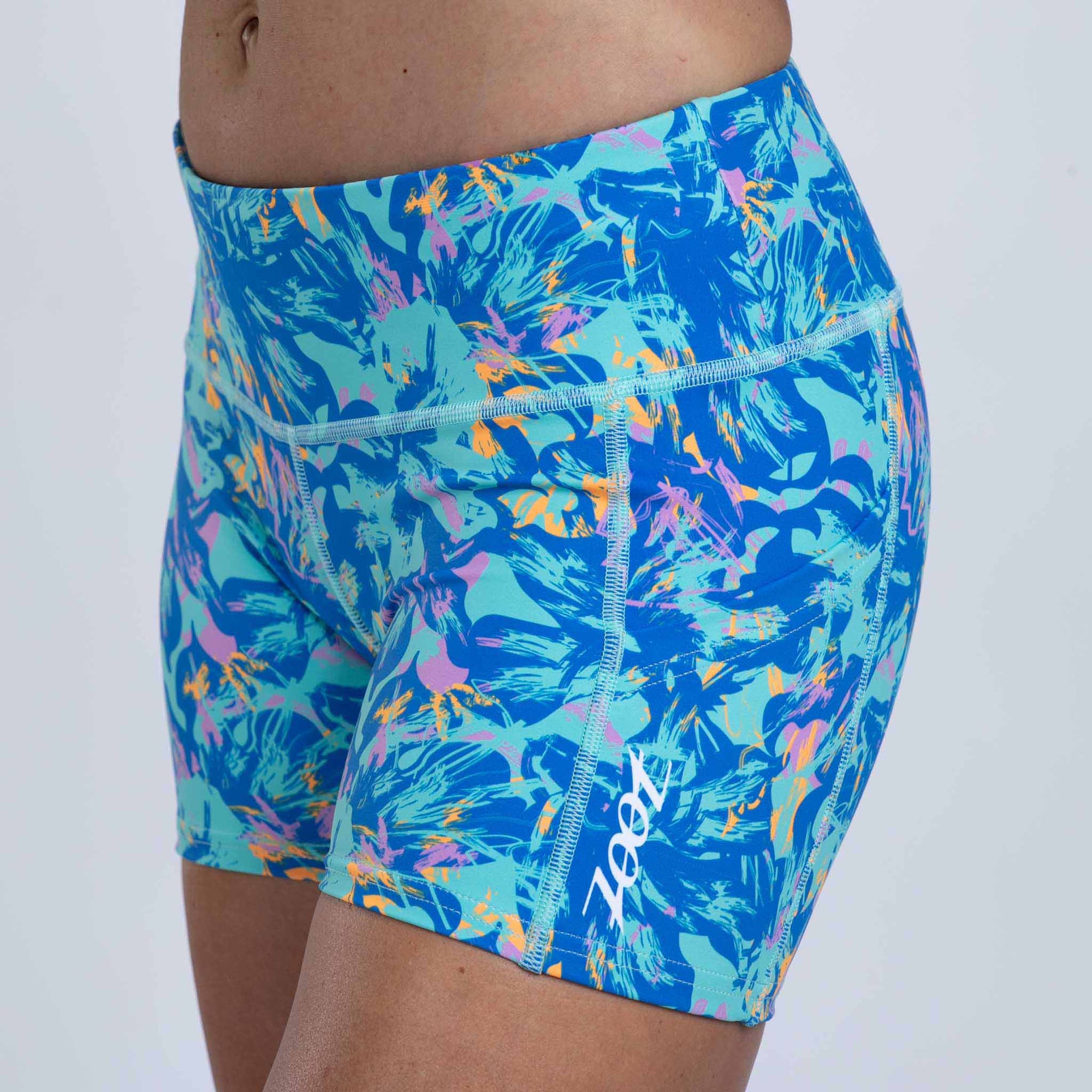 Zoot Sports RUN BOTTOMS Women's Ltd Run Pulse Short - Koa Blue