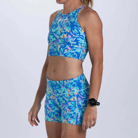 Zoot Sports RUN BOTTOMS Women's Ltd Run Pulse Short - Koa Blue