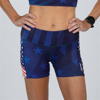 Zoot Sports RUN BOTTOMS Women's Ltd Run Pulse Short - RWB