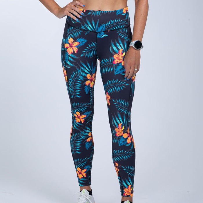 Zoot Sports RUN BOTTOMS Women's Ltd Run Pulse Tight - Hula