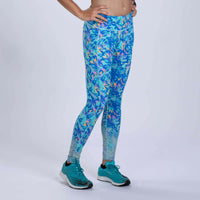 Zoot Sports RUN BOTTOMS Women's Ltd Run Pulse Tight - Koa Blue