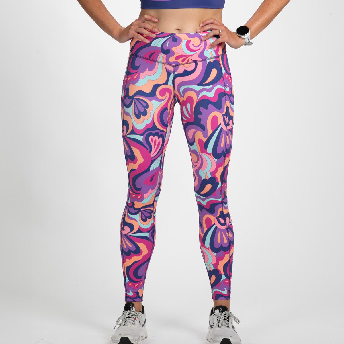 Zoot Sports RUN BOTTOMS Women's Ltd Run Pulse Tight - La Mer