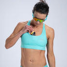 Zoot Sports RUN BRA Women's Core Run Bra - Aqua Blue