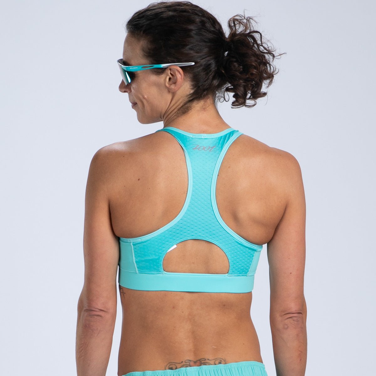Zoot Sports RUN BRA Women's Core Run Bra - Aqua Blue