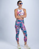Zoot Sports RUN CAPRIS Women's Ltd Run Pulse High-Rise Capri - Island Original