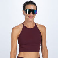 Zoot Sports RUN CROP Women's Elite Run Crop - Burgundy