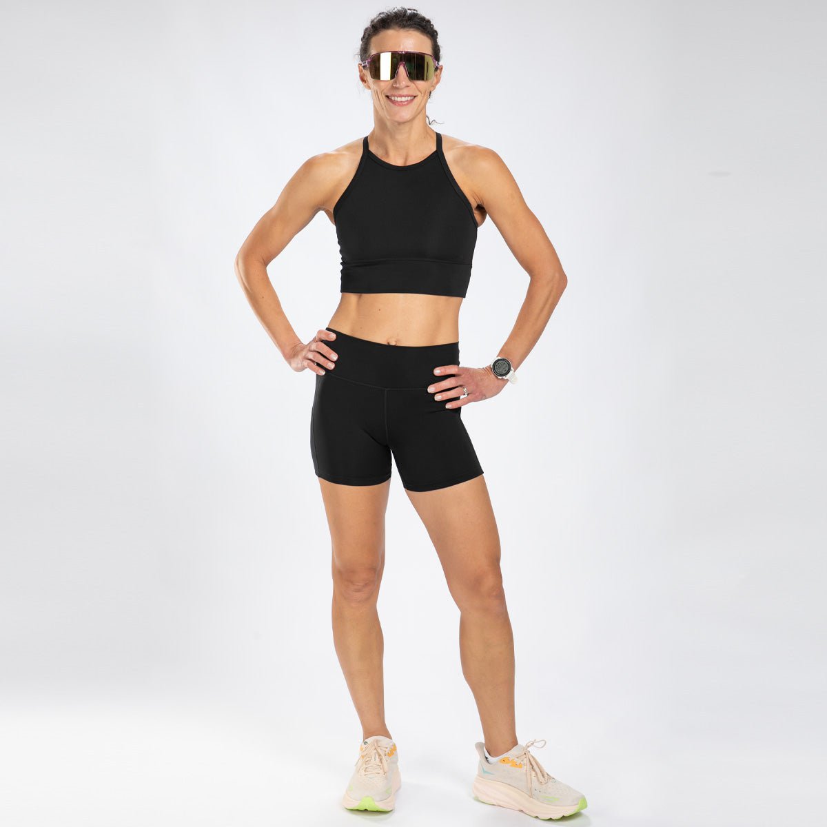 Zoot Sports RUN CROP Women's Elite Run Crop - Jet Black
