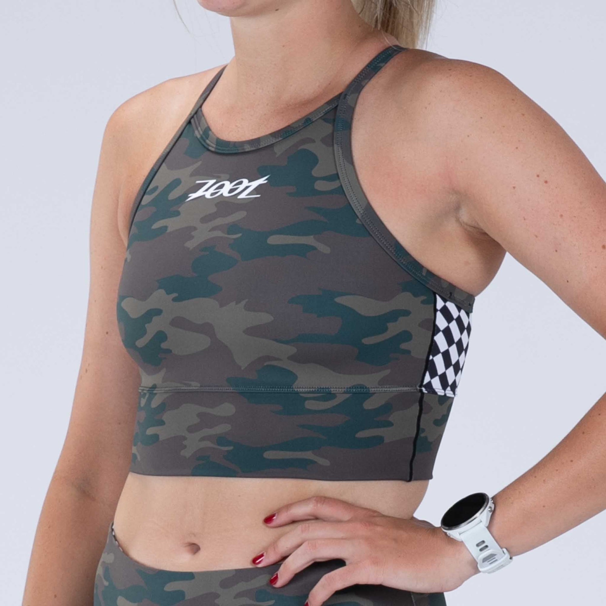 Zoot Sports RUN CROP Women's Ltd Run Crop - Cali Camo