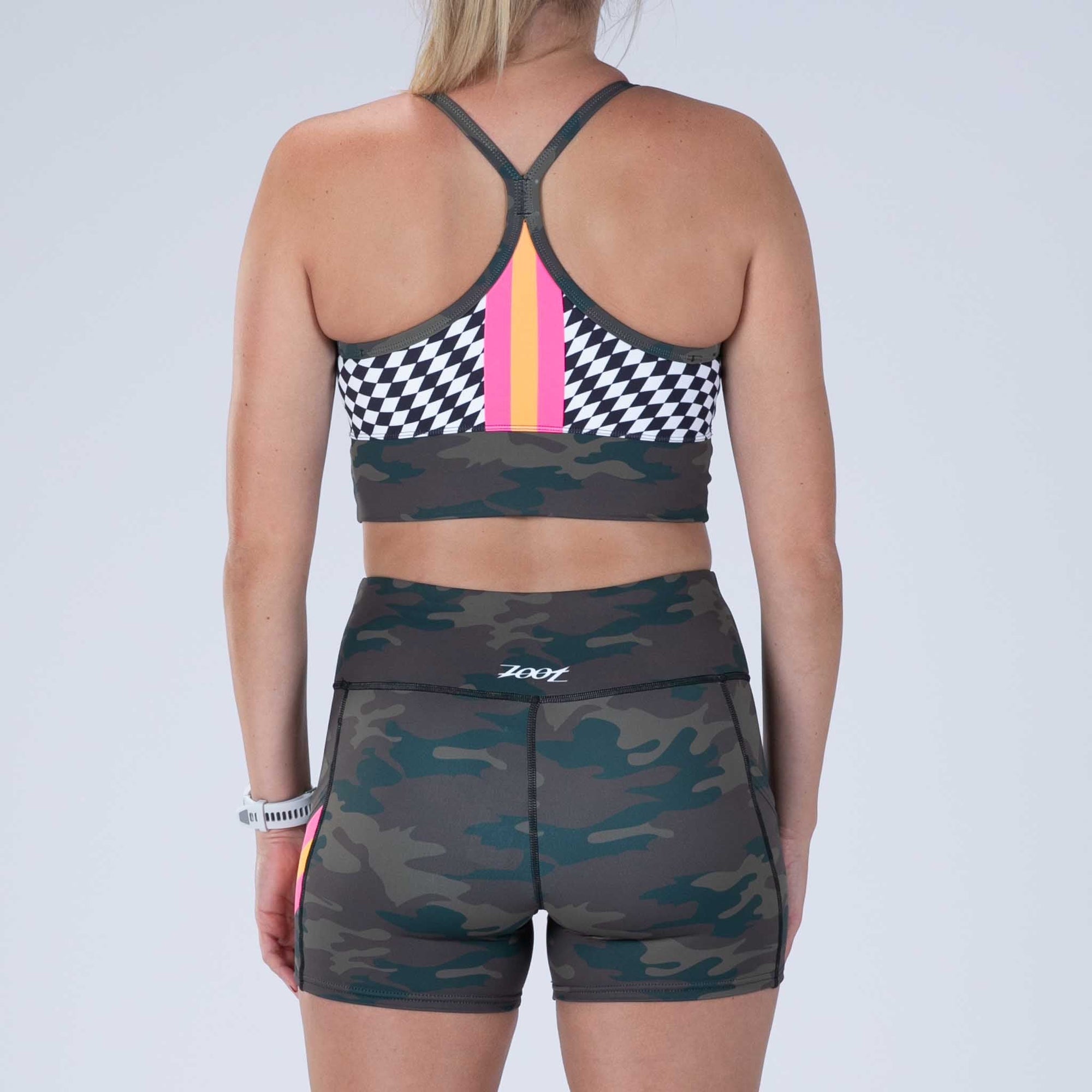 Zoot Sports RUN CROP Women's Ltd Run Crop - Cali Camo