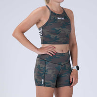 Zoot Sports RUN CROP Women's Ltd Run Crop - Cali Camo