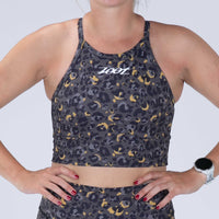 Zoot Sports RUN CROP Women's Ltd Run Crop - Cheetah