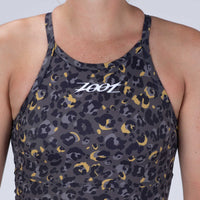 Zoot Sports RUN CROP Women's Ltd Run Crop - Cheetah