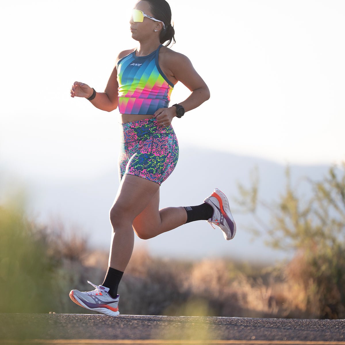 Zoot Sports RUN CROP Women's Ltd Run Crop - Costa Del Sol