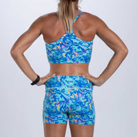 Zoot Sports RUN CROP Women's Ltd Run Crop - Koa Blue