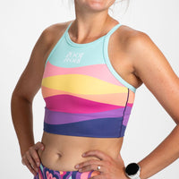 Zoot Sports RUN CROP Women's Ltd Run Crop - La Mer