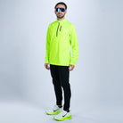 Zoot Sports RUN JACKETS Men's Ltd Run Thermal Half Zip - Hi Viz Yellow