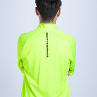 Zoot Sports RUN JACKETS Men's Ltd Run Thermal Half Zip - Hi Viz Yellow