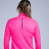 Zoot Sports RUN JACKETS Women's Ltd Run Thermal Half Zip - Hi Viz Pink