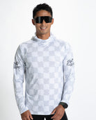 Zoot Sports RUN LONG SLEEVE TEES Men's Ltd Run Sun Stop Hoodie - Checkers
