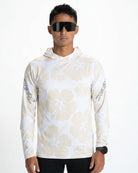 Zoot Sports RUN LONG SLEEVE TEES Men's Ltd Run Sun Stop Hoodie - Hibiscus