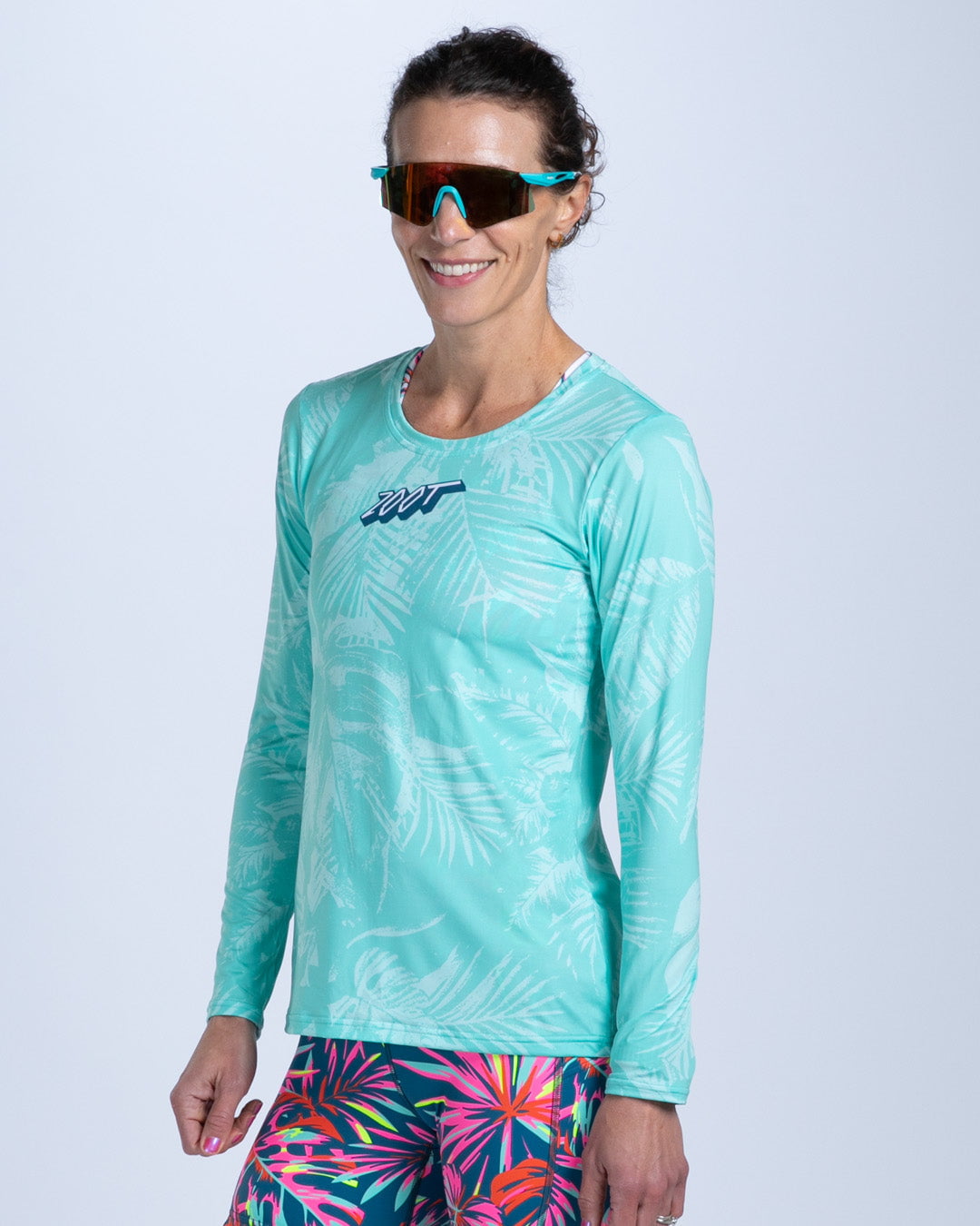 Zoot Sports RUN LONG SLEEVE TEES Women's Ltd Run Long Sleeve Tee - Island Original