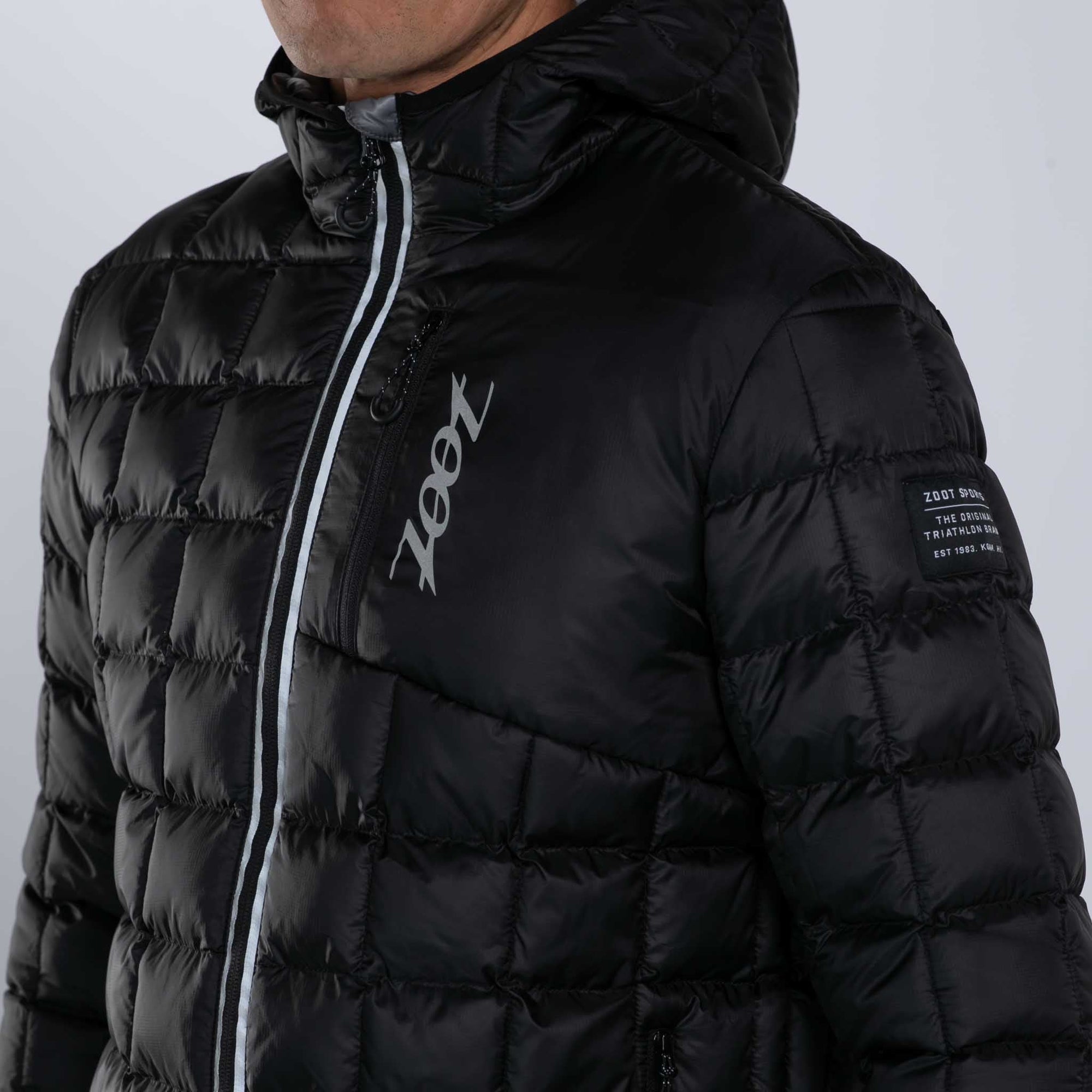 Zoot Sports RUN OUTERWEAR Men's Elite Puffer Jacket - Black