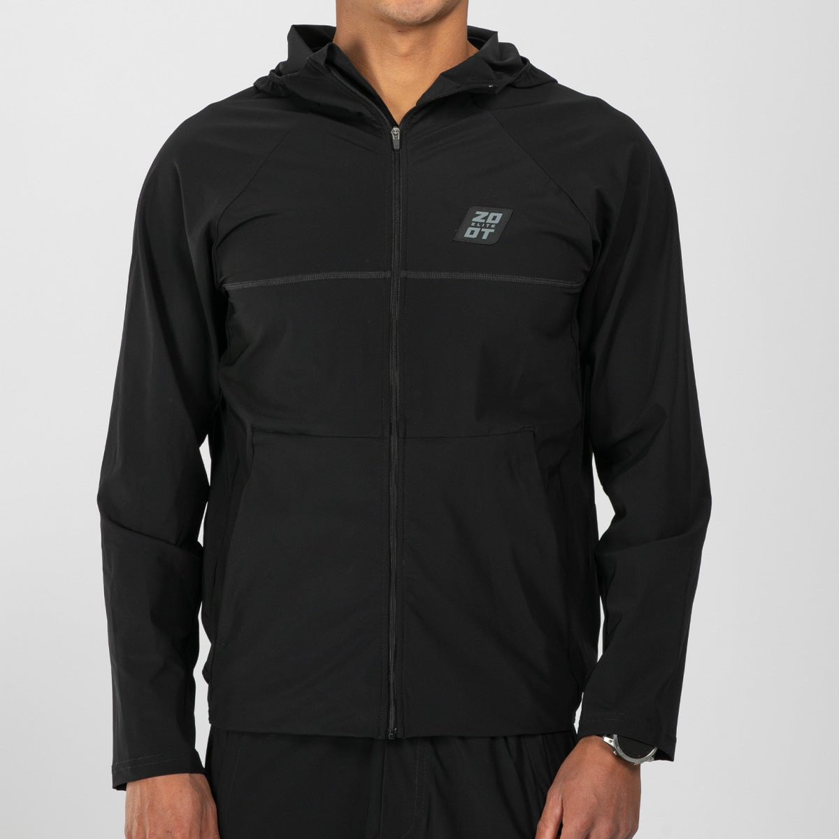 Zoot Sports RUN OUTERWEAR Men's Elite Run Track Jacket - Black