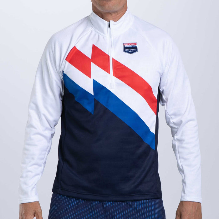 Zoot Sports RUN OUTERWEAR Men's Ltd Run Thermo 1/2 Zip - Cote d'Azur