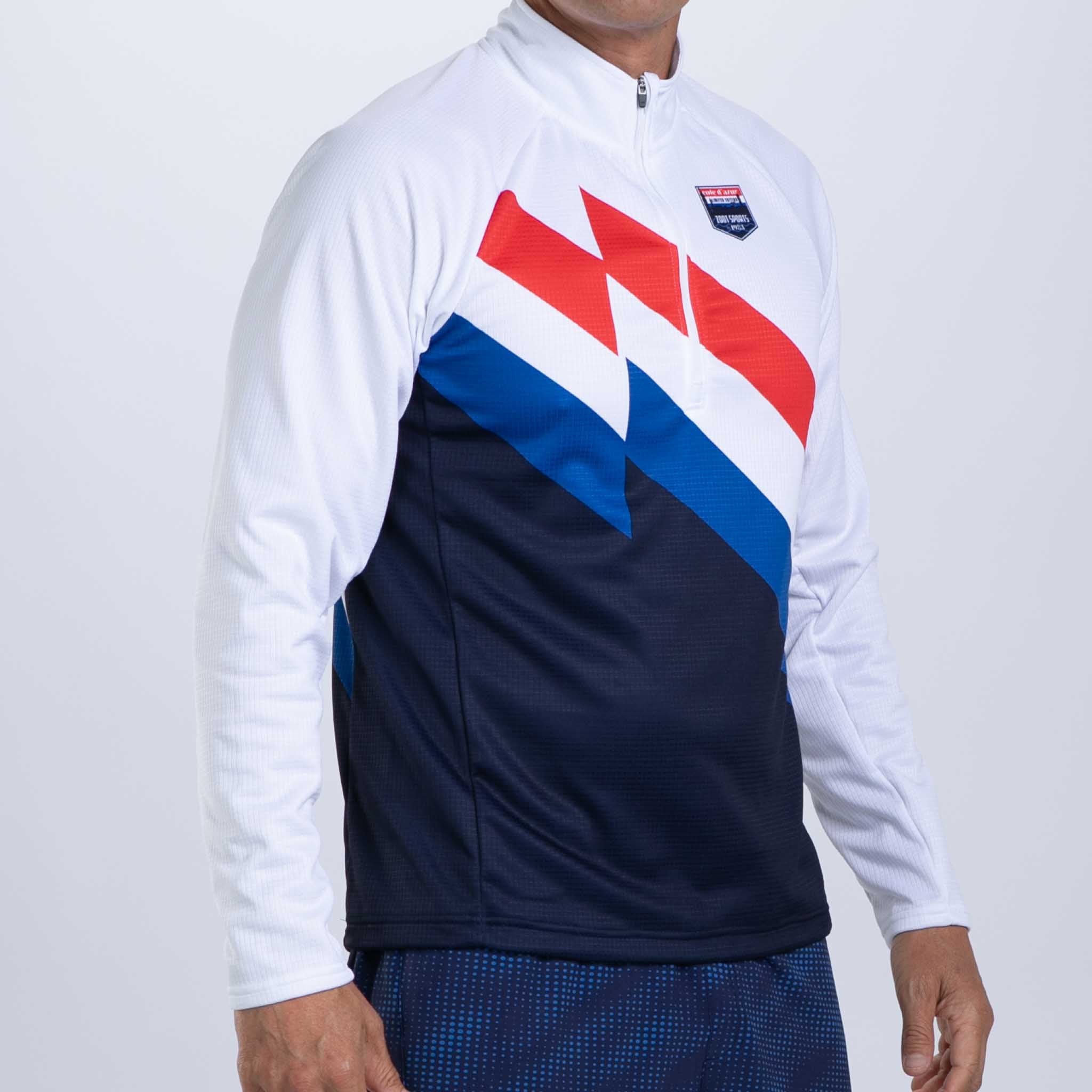 Zoot Sports RUN OUTERWEAR Men's Ltd Run Thermo 1/2 Zip - Cote d'Azur