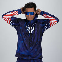 Zoot Sports RUN OUTERWEAR Men's Ltd Run Thermo Hoodie  - RWB