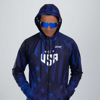 Zoot Sports RUN OUTERWEAR Men's Ltd Run Thermo Hoodie  - RWB