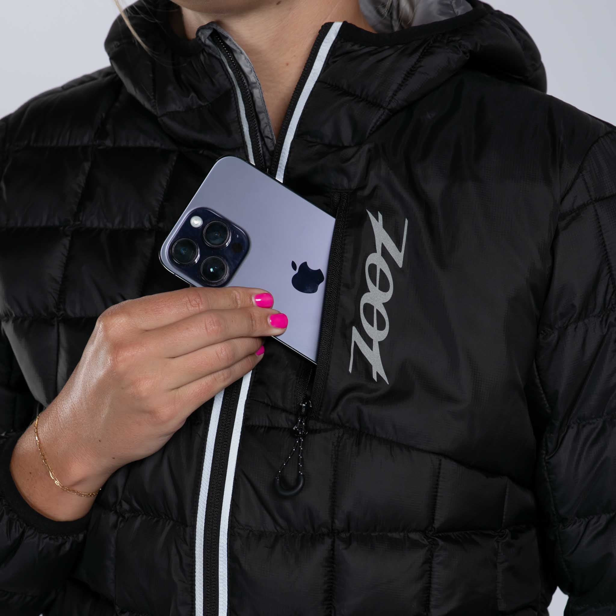 Zoot Sports RUN OUTERWEAR Women's Elite Puffer Jacket - Black