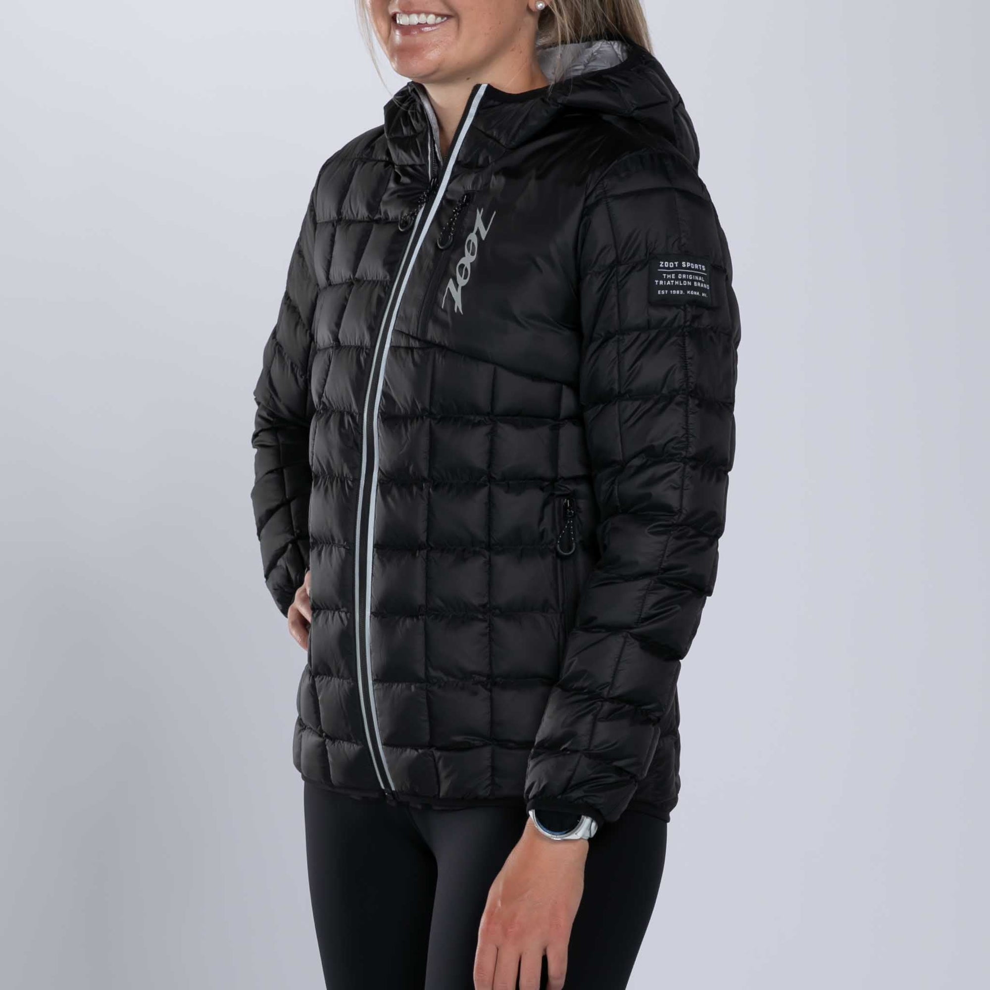 Zoot Sports RUN OUTERWEAR Women's Elite Puffer Jacket - Black