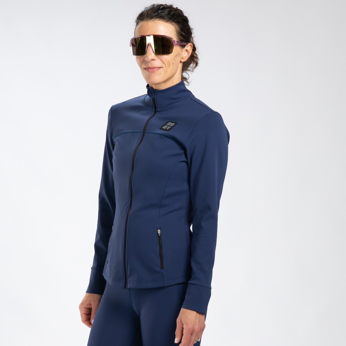 Zoot Sports RUN OUTERWEAR Women's Elite Run Track Jacket - Deep Navy