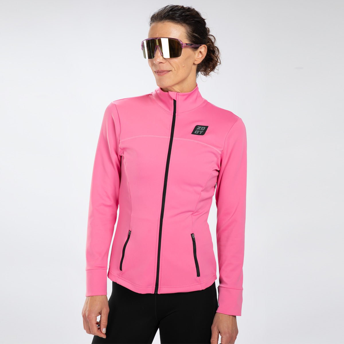 Zoot Sports RUN OUTERWEAR Women's Elite Run Track Jacket - Rose