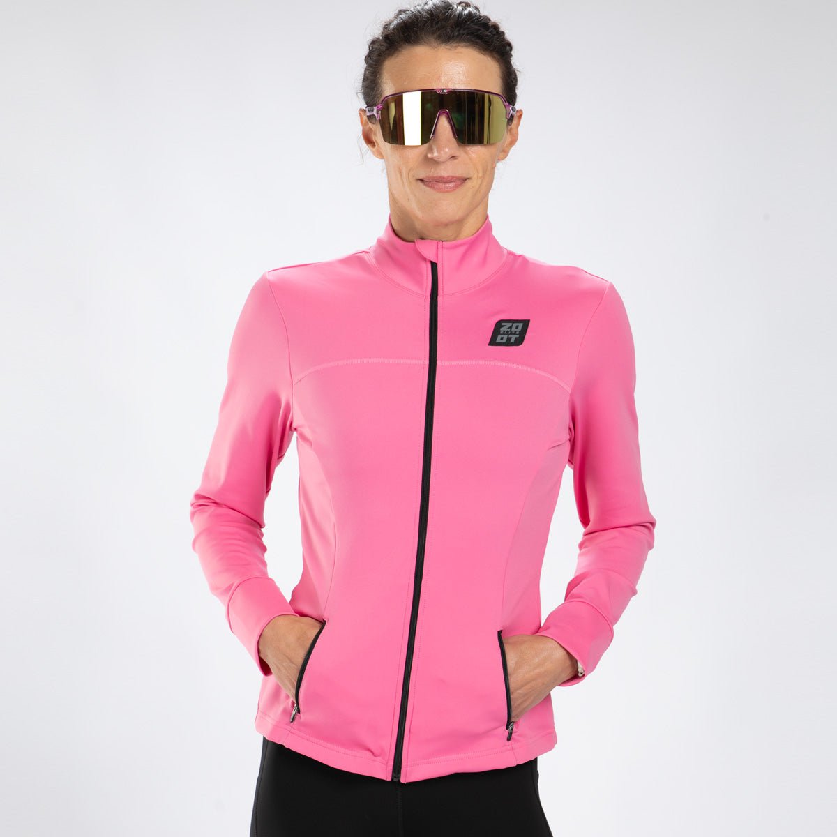 Zoot Sports RUN OUTERWEAR Women's Elite Run Track Jacket - Rose