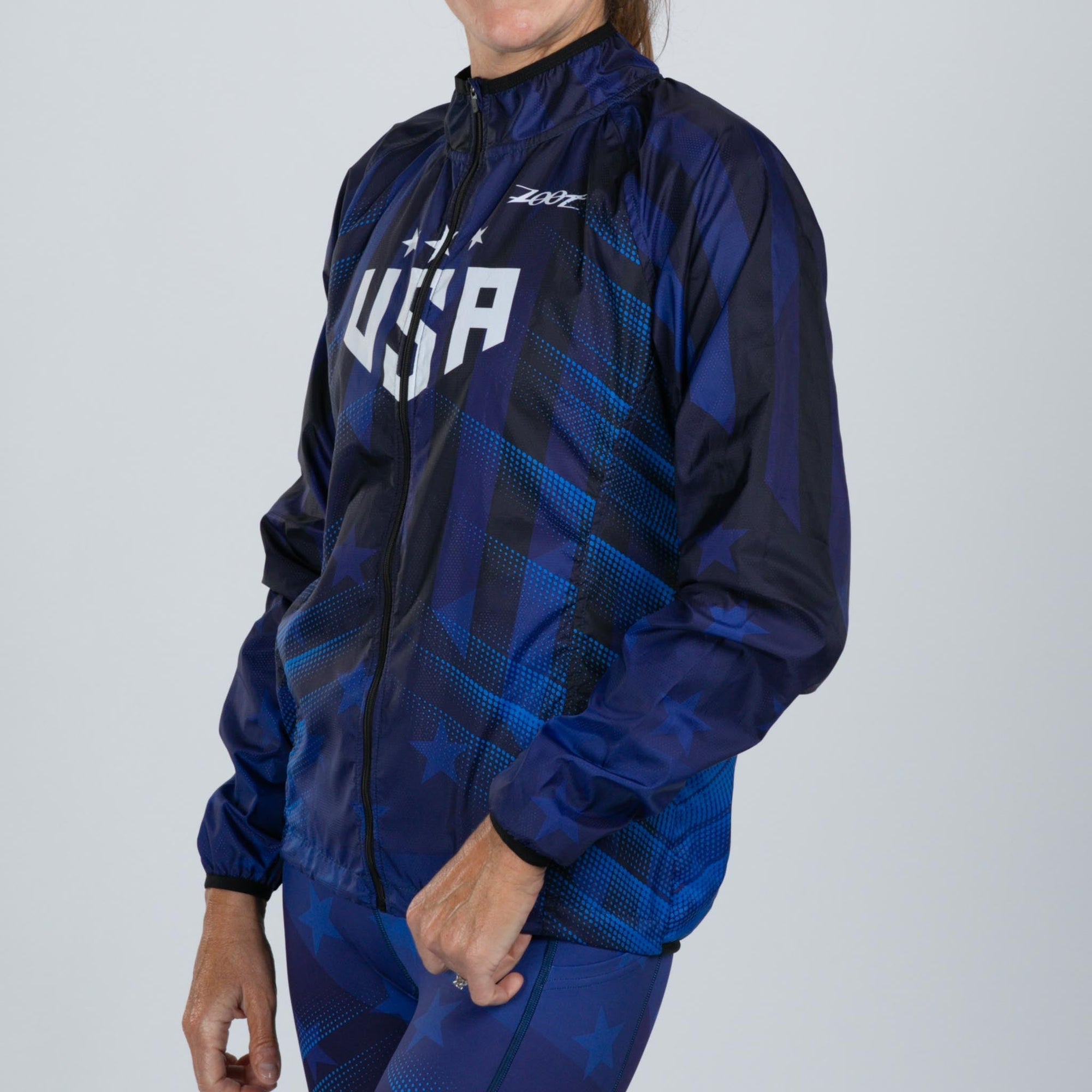 Zoot Sports RUN OUTERWEAR Women's LTD Run Jacket - RWB