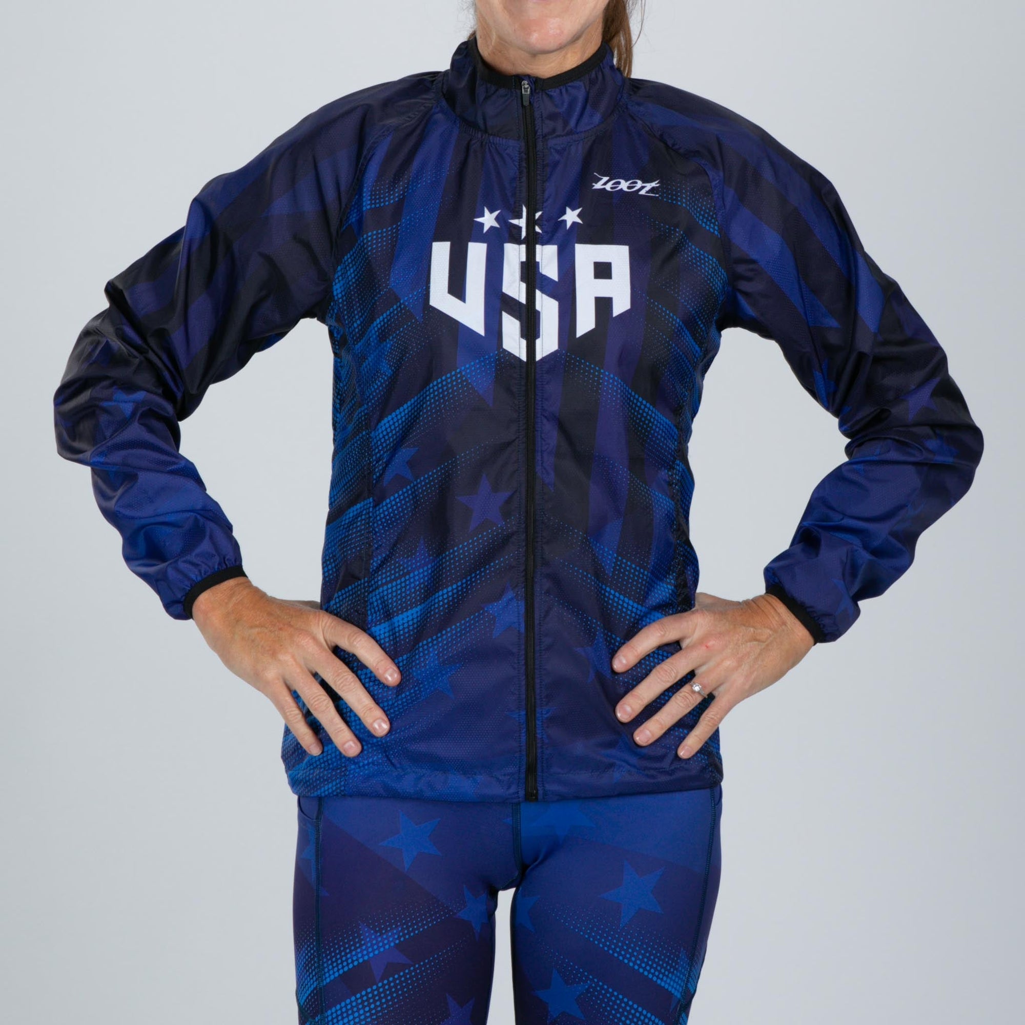 Women's LTD Run Jacket RWB - Main Image