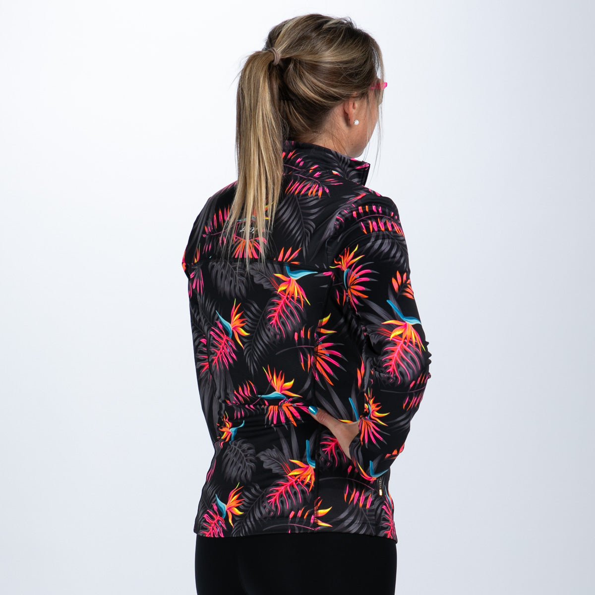Zoot Sports RUN OUTERWEAR Women's Ltd Run Pulse Jacket - Tropical Magic