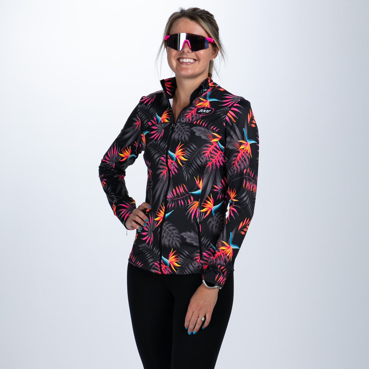Zoot Sports RUN OUTERWEAR Women's Ltd Run Pulse Jacket - Tropical Magic