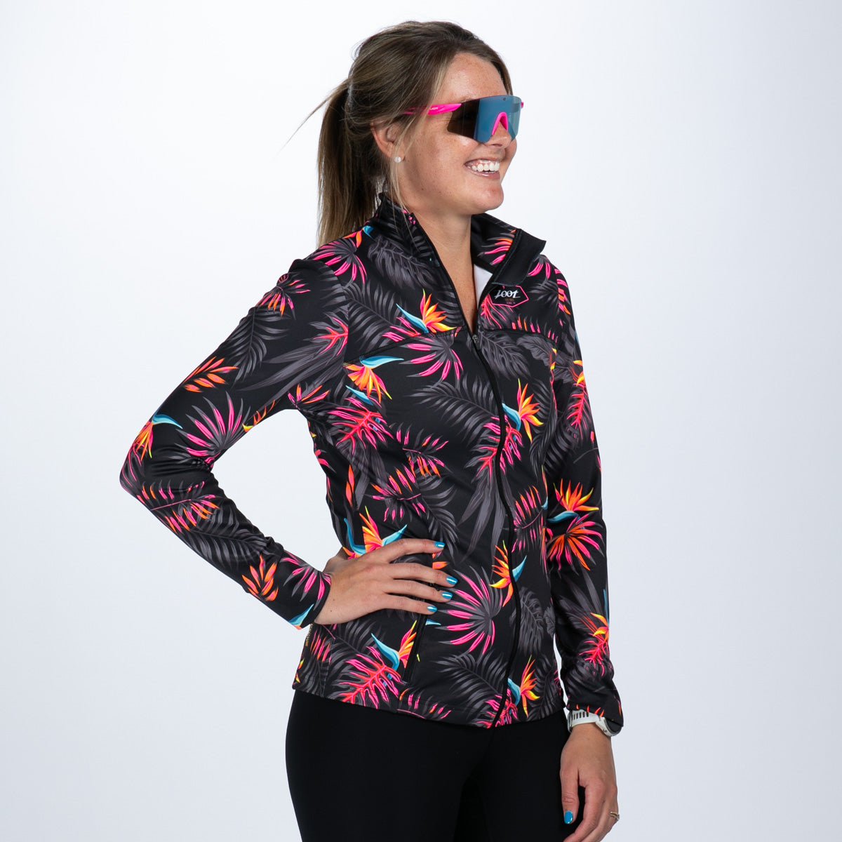 Zoot Sports RUN OUTERWEAR Women's Ltd Run Pulse Jacket - Tropical Magic