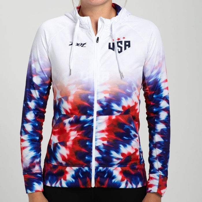 Zoot Sports RUN OUTERWEAR Women's Ltd Run Thermo Hoodie - Freedom