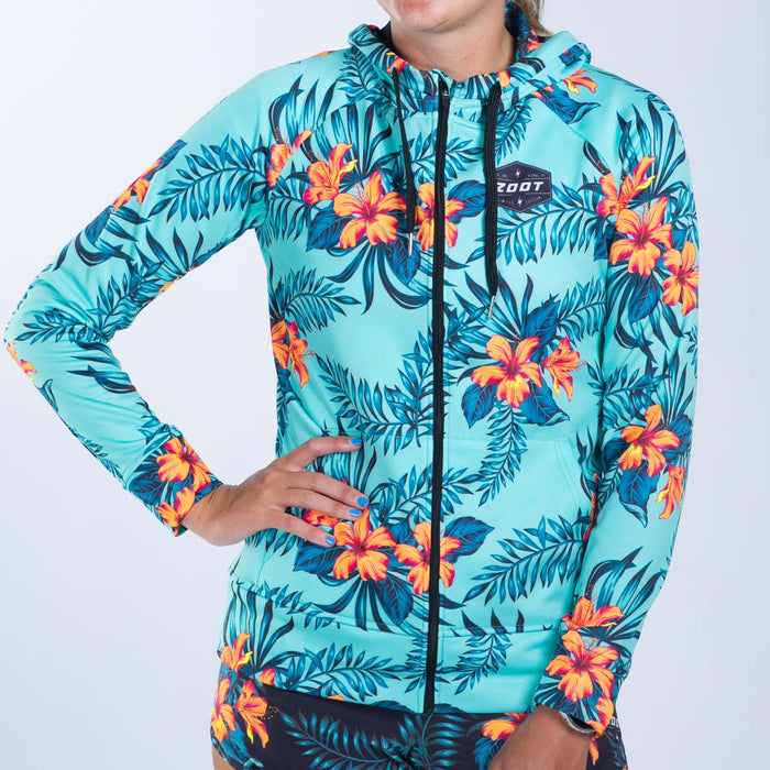 Zoot Sports RUN OUTERWEAR Women's Ltd Run Thermo Hoodie - Hula