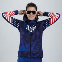 Zoot Sports RUN OUTERWEAR Women's Ltd Run Thermo Hoodie - RWB