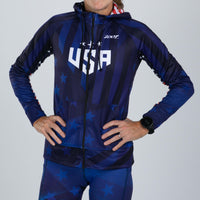 Zoot Sports RUN OUTERWEAR Women's Ltd Run Thermo Hoodie - RWB