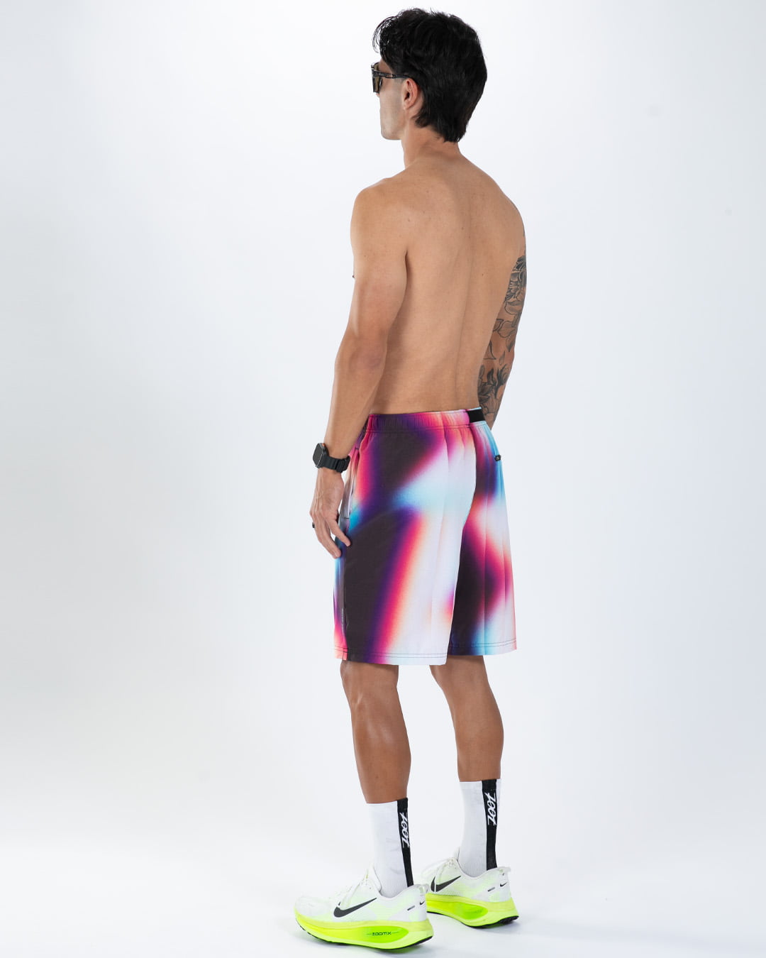 Zoot Sports RUN SHORTS 2-1 BOXER BRIEF Men's Elite Run 8" Short 2 in 1 - Sonic Shift