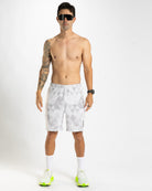 Zoot Sports RUN SHORTS 2-1 BOXER BRIEF Men's Elite Run 8" Short 2 in 1 - Sonic White