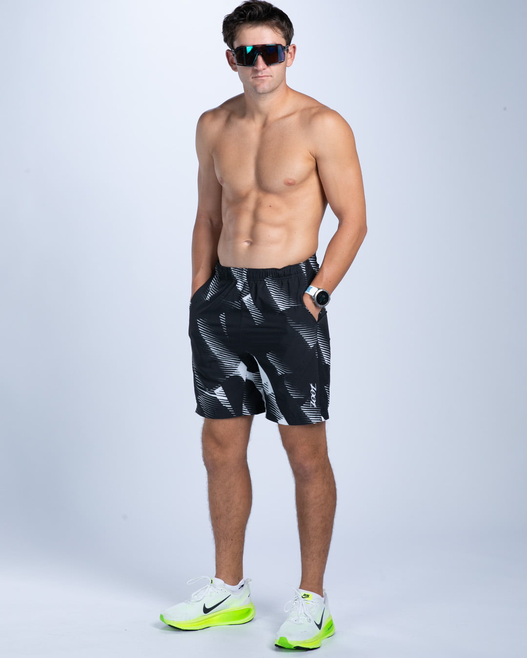 Zoot Sports RUN SHORTS 2-1 BOXER BRIEF Men's Ltd Run 8" 2 in 1 Short - Icon