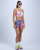 Zoot Sports RUN SHORTS 4" INSEAM Women's Ltd Run 4" Pulse High-Rise Short - Island Original